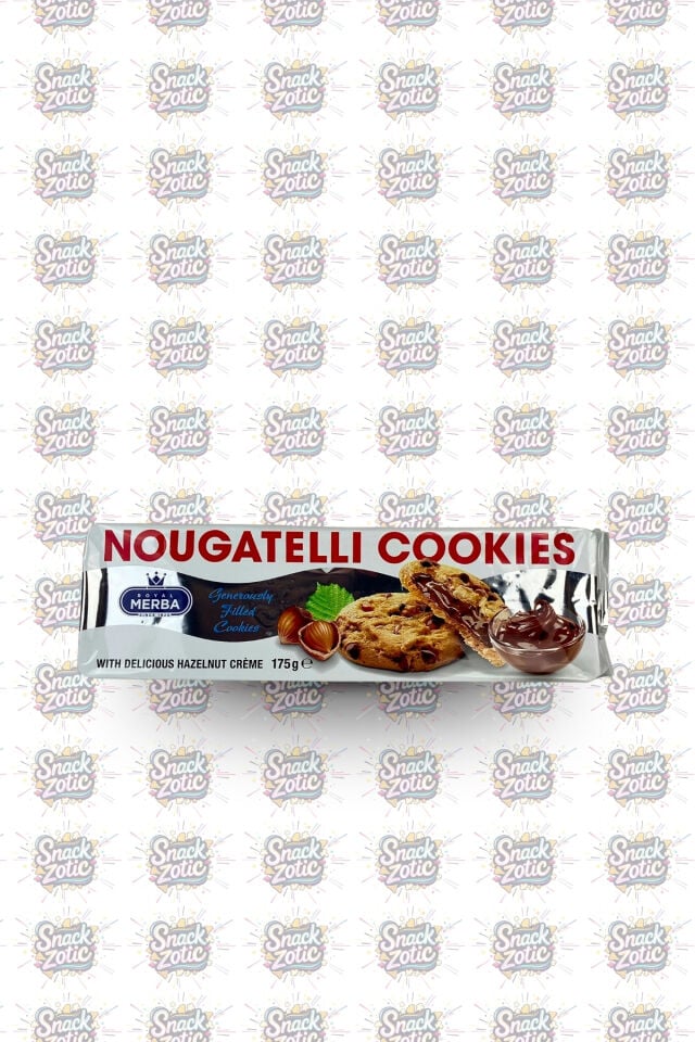Merba Nougatelli Cookies İthal Kurabiye