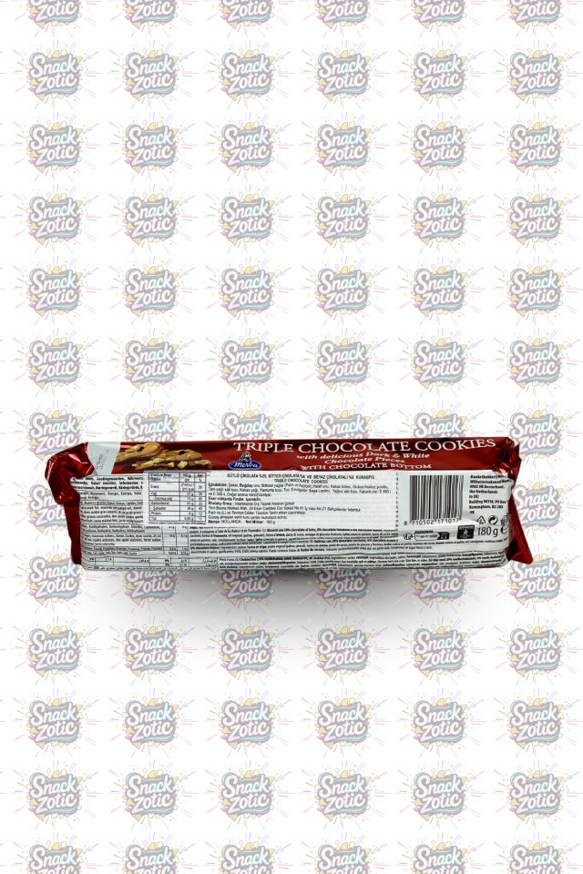 Merba Triple Chocolate Cookies İthal Kurabiye