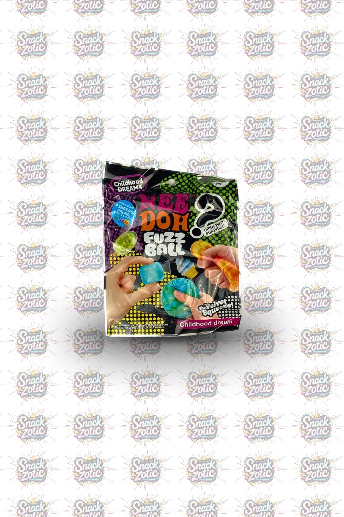 Nee-Doh Fuzz Ball Antistres Squishy Top | Snackzotic