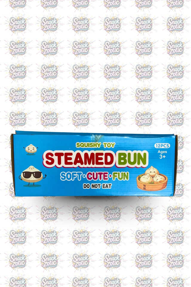 Steamed Bun Çin Mantısı Squishy Stres Oyuncağı | Snackzotic