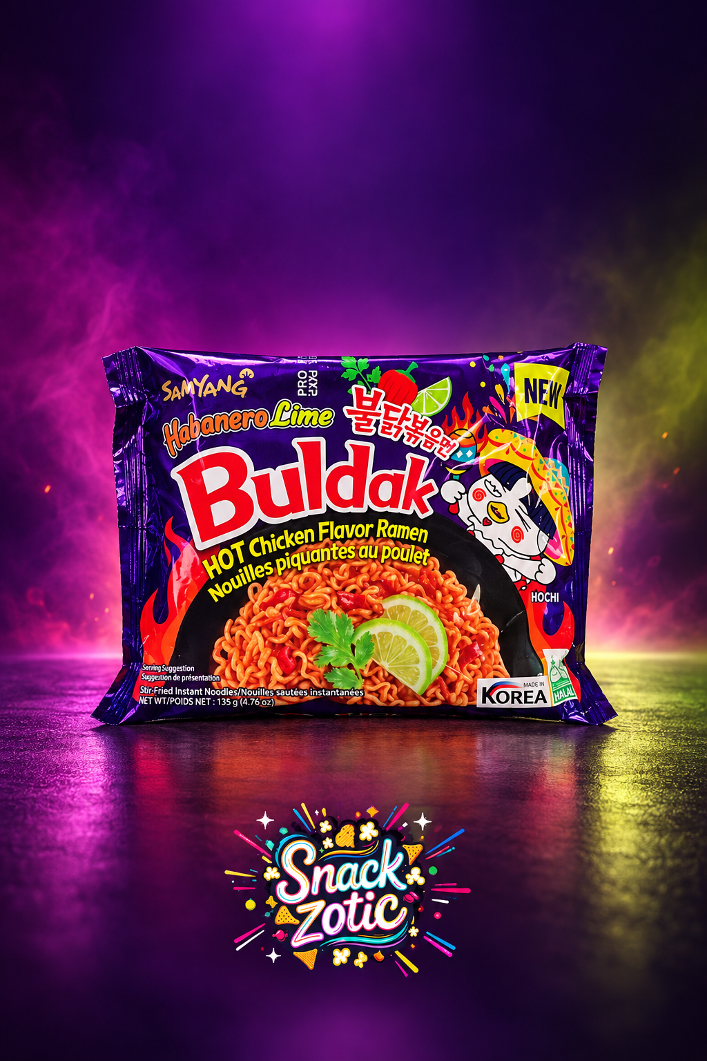 Samyang Buldak Habanero Lime Hot Chicken Flavor Ramen