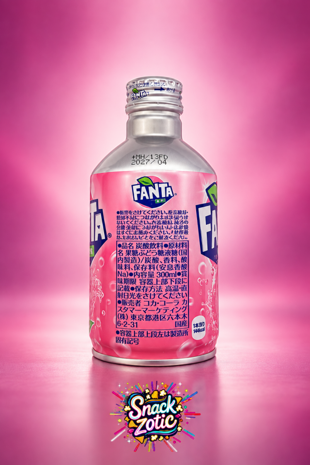 Fanta Japan White Peach Aluminium Can (Beyaz Şeftali)