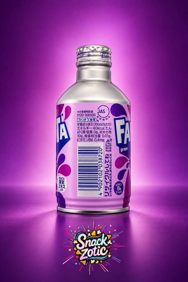 Fanta Japan Grape Aluminium Can (Mor Üzüm)
