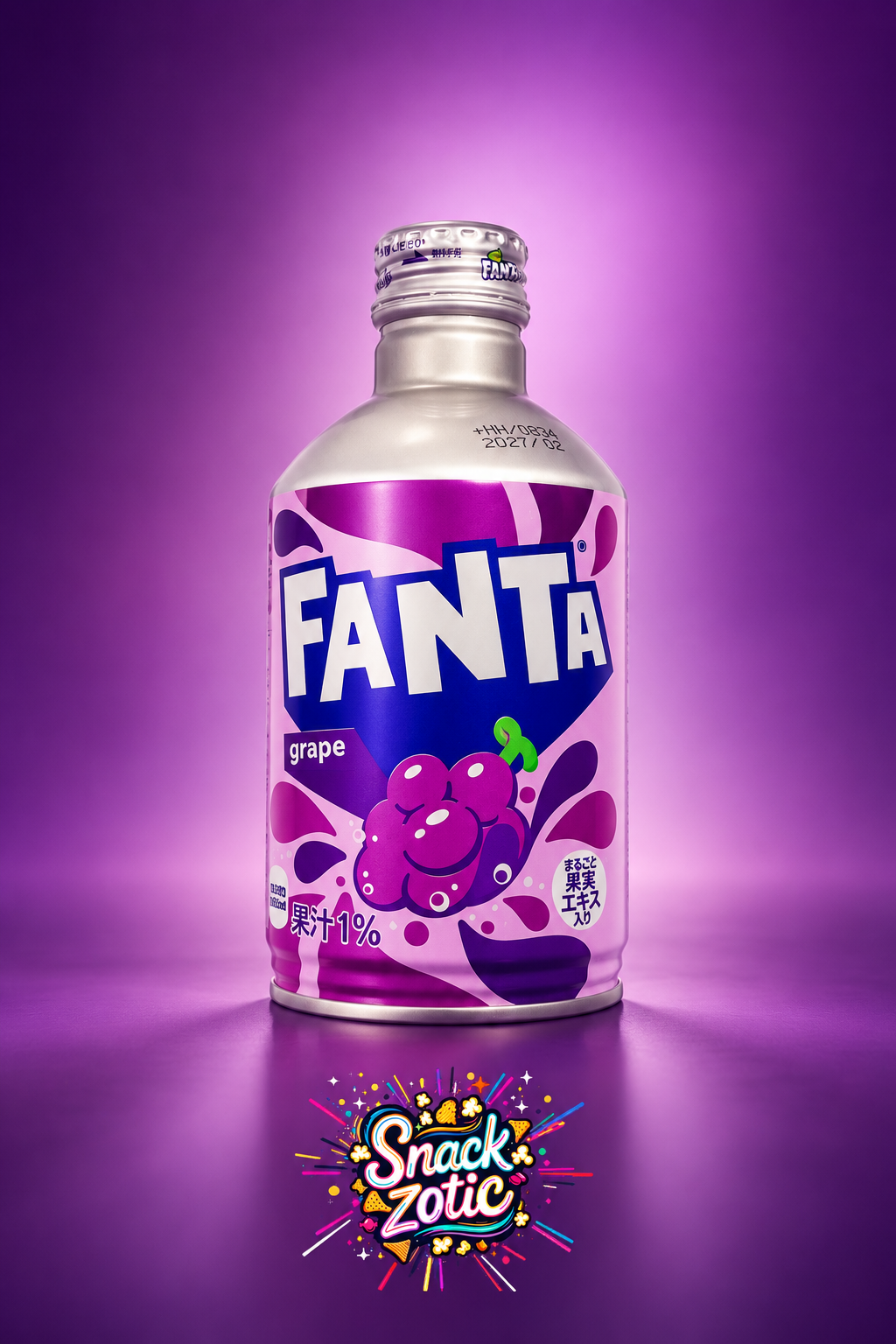 Fanta Japan Grape Aluminium Can (Mor Üzüm)