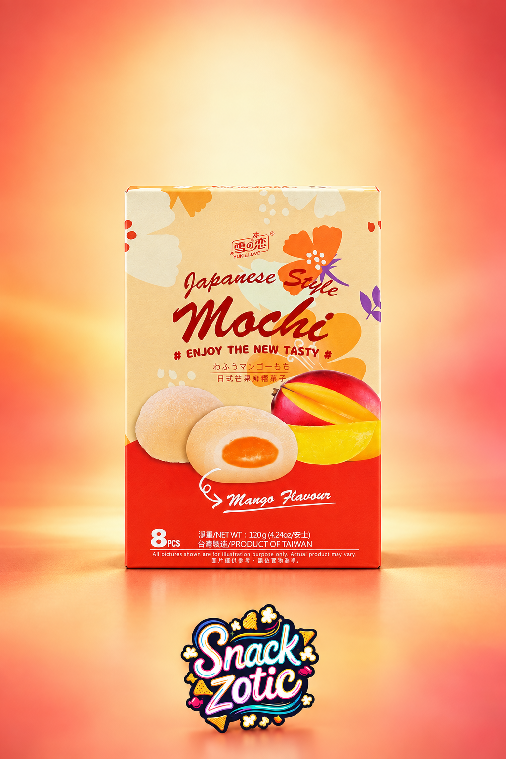 Yuki & Love Japanese Style Mochi Mango