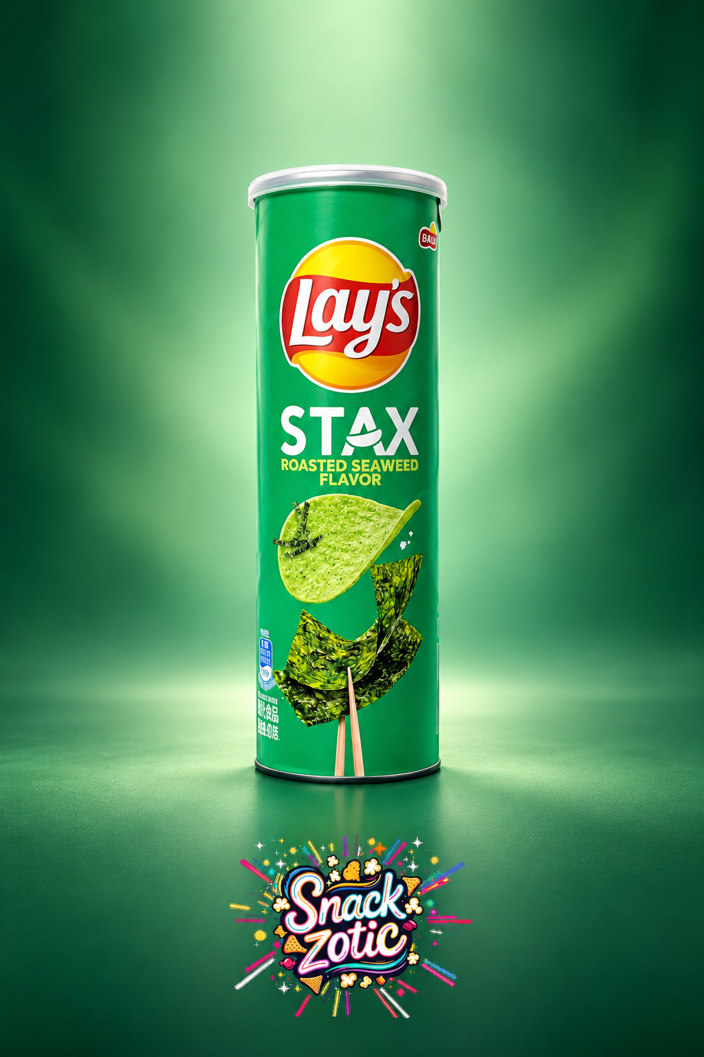 Lay's Stax Roasted Seaweed Flavor