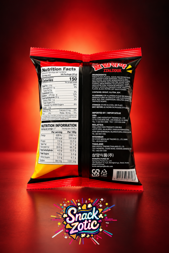 Samyang Buldak Zzaldduk Hot Chicken Flavor