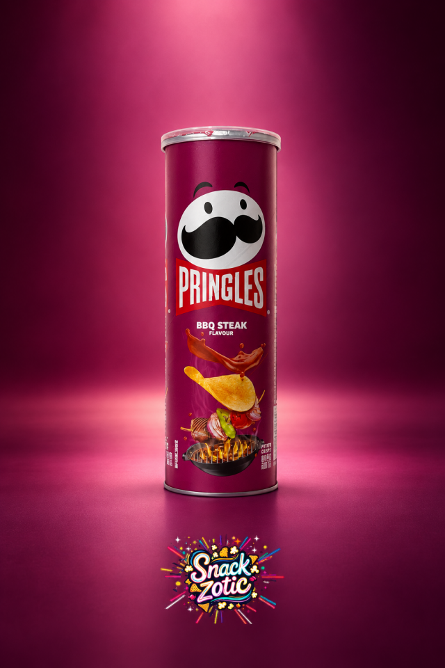 Pringles BBQ Steak Flavour