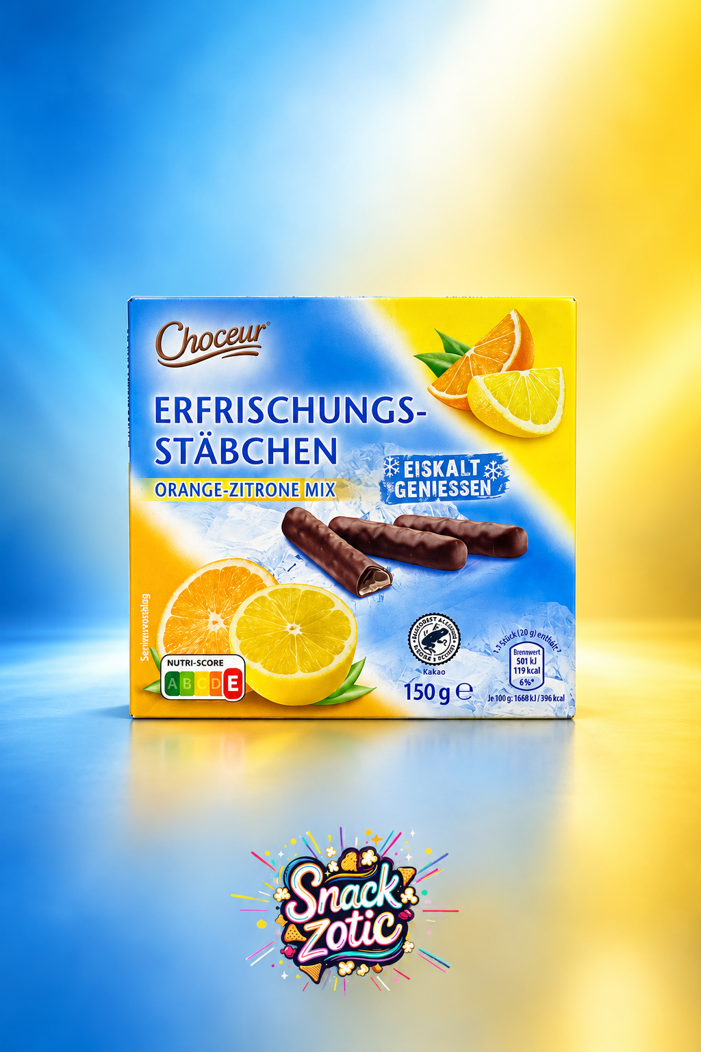 Choceur Erfrischungsstäbchen Orange-Zitrone Mix