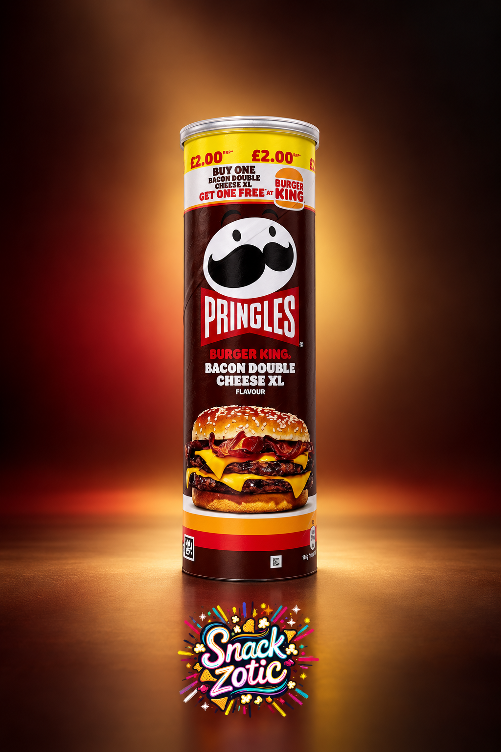 Pringles Burger King Bacon Double Cheese XL